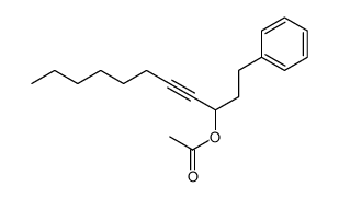 (+/-)-1-phenylundec-4-yn-3-ol acetate结构式