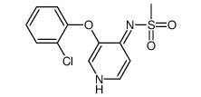 N-[3-(2-chlorophenoxy)pyridin-4-yl]methanesulfonamide Structure
