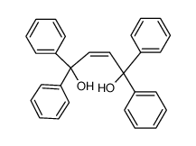 cis-1,1,4,4-tetraphenyl-2-butene-1,4-diol结构式