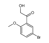 1-(5-BROMO-2-METHOXYPHENYL)-2-HYDROXYETHANONE Structure