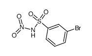 3-bromo-N-nitrobenzenesulfonamide Structure