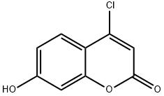 4-氯-7-羟基-2H-色烯-2-酮结构式