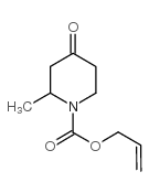ALLYL 2-METHYL-4-OXOPIPERIDINE-1-CARBOXYLATE结构式