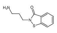 2-(3-aminopropyl)-1,2-benzisothiazol-3(2H)-one结构式