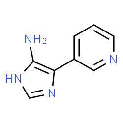 1H-Imidazol-4-amine,5-(3-pyridinyl)- (9CI) Structure