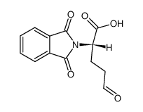 (S)-2-(1,3-dioxoisoindolin-2-yl)-5-oxopentanoic acid Structure