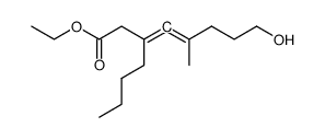 butyl-3 methyl-5 hydroxy-8 octadiene-3,4 oate d'ethyl Structure