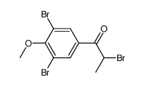 2-bromo-1-(3,5-dibromo-4-methoxy-phenyl)-propan-1-one Structure