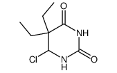 5,5-diethyl-6-chloro-dihydro-pyrimidine-2,4-dione Structure