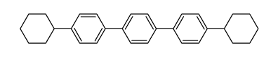 4,4''-Dicyclohexyl-p-terphenyl Structure