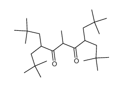 2,2,6,10,10-pentamethyl-4,8-dineopentyl-undecane-5,7-dione Structure