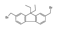 2,7-bis(bromomethyl)-9,9-diethylfluorene Structure