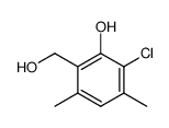 3-chloro-2-hydroxy-4,6-dimethyl-benzyl alcohol Structure