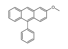 methyl-(10-phenyl-[2]anthryl)-ether Structure