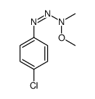 N-[(4-chlorophenyl)diazenyl]-N-methoxymethanamine Structure