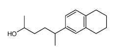 5-(5,6,7,8-tetrahydro-[2]naphthyl)-hexan-2-ol结构式