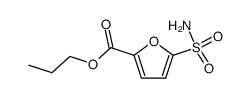 propyl 5-sulfamoylfuran-2-carboxylate结构式