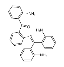 2-amino-2'-(2,2'-diamino-benzhydrylidenamino)-benzophenone Structure