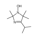 1-hydroxy-2,2,5,5-tetramethyl-4-isopropyl-3-imidazoline结构式