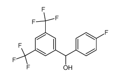 (3,5-Bis-trifluoromethyl-phenyl)-(4-fluoro-phenyl)-methanol结构式