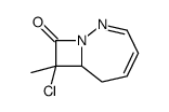 8-chloro-8-methyl-1,2-diazabicyclo[5.2.0]nona-2,4-dien-9-one Structure