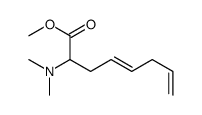 methyl 2-(dimethylamino)octa-4,7-dienoate Structure