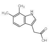1H-Indole-3-aceticacid, 6,7-dimethyl-结构式