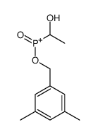 (3,5-dimethylphenyl)methoxy-(1-hydroxyethyl)-oxophosphanium结构式