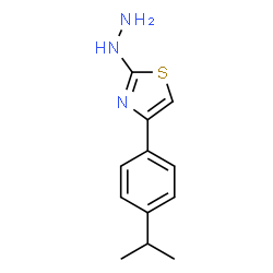 4-[4-(1-METHYLETHYL)PHENYL]-2(3H)-THIAZOLONE HYDRAZONE结构式
