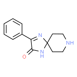 3-Phenyl-1,4,8-triaza-spiro[4.5]dec-3-en-2-one structure