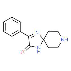 3-Phenyl-1,4,8-triaza-spiro[4.5]dec-3-en-2-one Structure