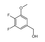 (3,4-Difluoro-5-methoxyphenyl)methanol结构式