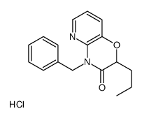 4-benzyl-2-propylpyrido[3,2-b][1,4]oxazin-3-one,hydrochloride Structure