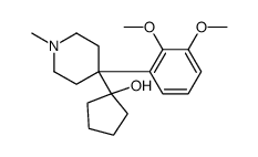 1-[4-(2,3-dimethoxyphenyl)-1-methylpiperidin-4-yl]cyclopentan-1-ol结构式