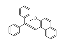 1-(2,2-diphenylethenyl)-2-methoxynaphthalene Structure