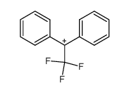 α-(trifluoromethyl)diphenylmethyl cation结构式