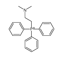 2-(dimethylamino)ethyl-triphenylphosphanium结构式