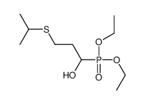 1-diethoxyphosphoryl-3-propan-2-ylsulfanylpropan-1-ol结构式