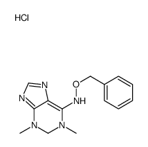 1,3-dimethyl-N-phenylmethoxy-1,2-dihydropurin-1-ium-6-amine,chloride结构式