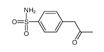 4-(2-oxopropyl)benzenesulfonamide Structure