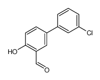 5-(3-chlorophenyl)-2-hydroxybenzaldehyde Structure