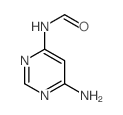 N-(6-aminopyrimidin-4-yl)formamide结构式