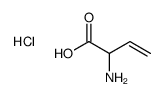 2-aminobut-3-enoic acid,hydrochloride Structure