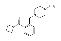 CYCLOBUTYL 2-(4-METHYLPIPERAZINOMETHYL)PHENYL KETONE Structure