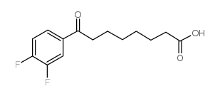 8-(3,4-difluorophenyl)-8-oxooctanoic acid picture