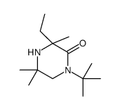 1-tert-butyl-3-ethyl-3,5,5-trimethylpiperazin-2-one Structure