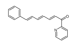 7-phenyl-1-pyridin-2-ylhepta-2,4,6-trien-1-one结构式