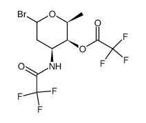 N,O-bis(trifluoroacetyl)daunosaminyl bromide Structure