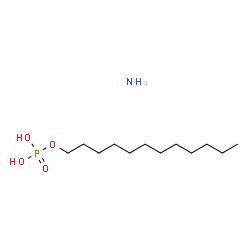 Phosphoric acid, dodecyl ester, ammonium salt结构式