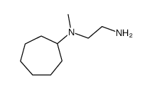 N-Methyl-N-cycloheptyl-aethylendiamin Structure
